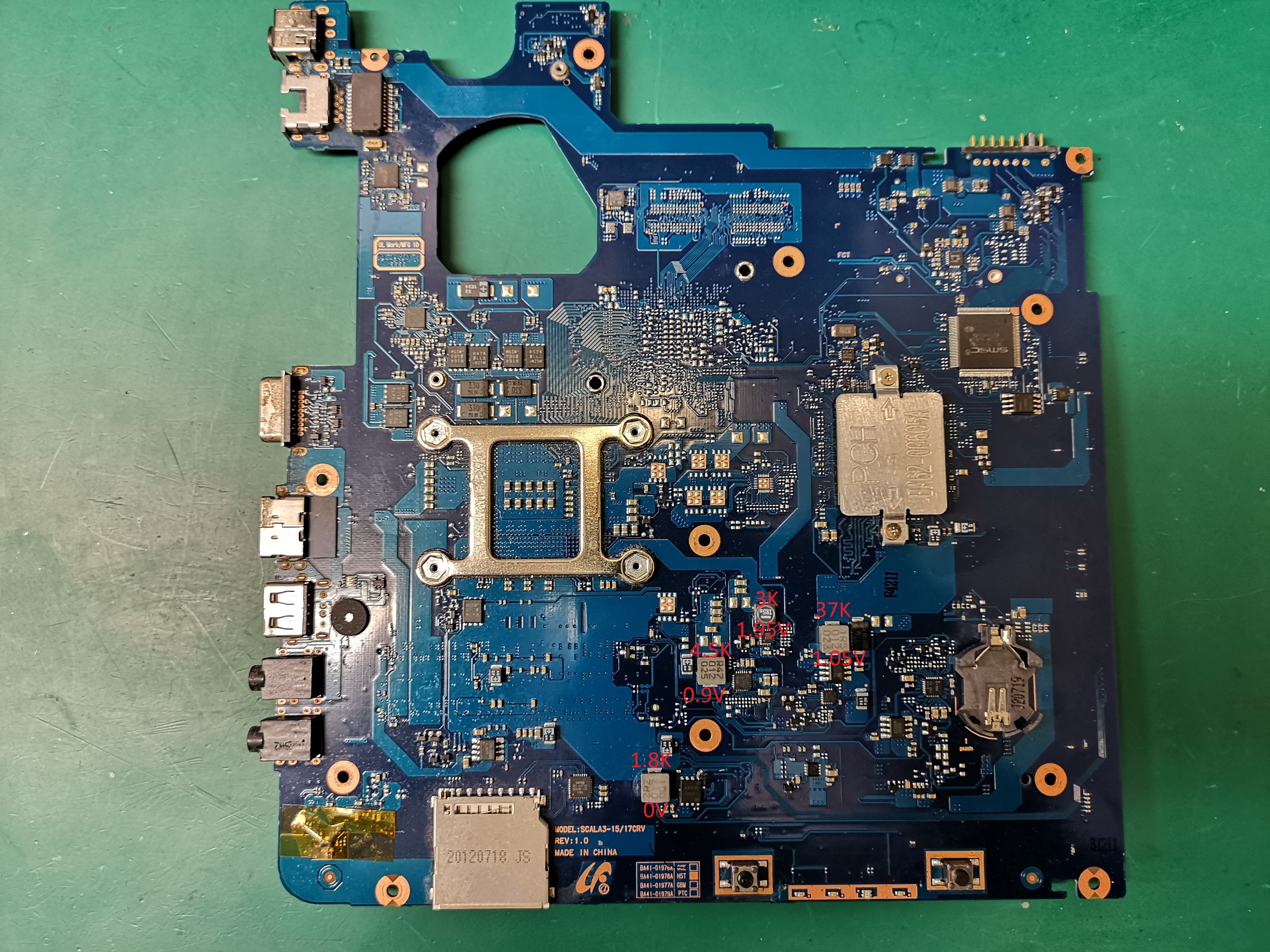 Samsung np300e5c разъем питания