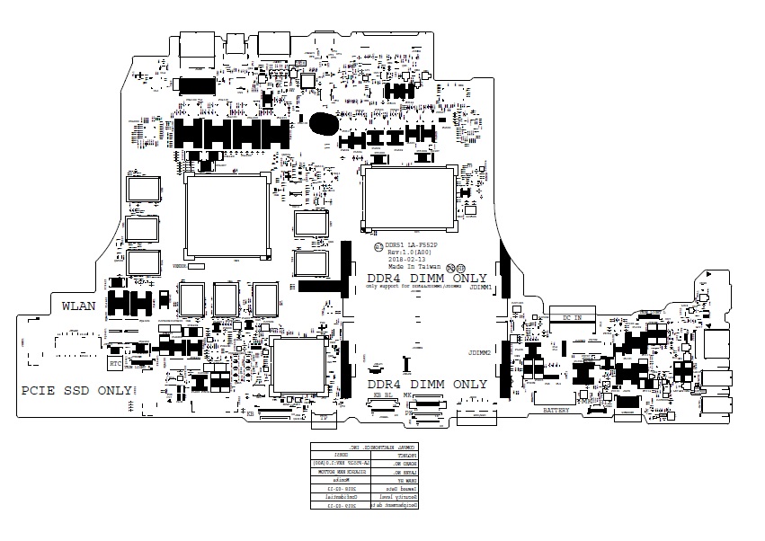 Schemat Dell Alienware 17 R5 Compal Ddr51 La F551pla F552pla F553p